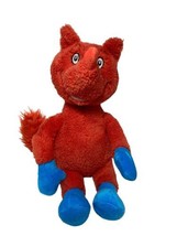 Dr Seuss Red Fox in Sox Kohls Cares For Kids Sewn In Eyes Stuffed Animal Plush  - £6.51 GBP