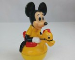 Vintage 1970s Gabriel Walt Disney Productions Mickey Mouse Weeble Wobble... - $9.69