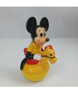 Vintage 1970s Gabriel Walt Disney Productions Mickey Mouse Weeble Wobble... - £7.56 GBP
