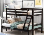Modern Twin Over Full Solid Wood Bunk Bed for Kids Teens Junior/No Box S... - $796.99