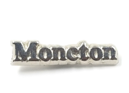 Moncton New Brunswick Canada Silver Tone Lapel Pin Tie Tack Souvenir - $7.29