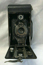 Antique 1910&#39;s Kodak 2A Brownie Autographic Folding Camera Black Photogr... - $39.95