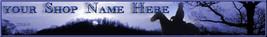 Blue Country Western Digital Designed Custom Web banner W2 - £5.54 GBP