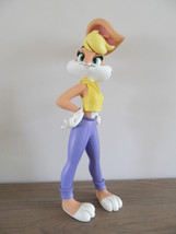 Extremely Rare! Looney Tunes Bugs Bunny Lola Bunny Standing Big Figurine Statue - £590.10 GBP