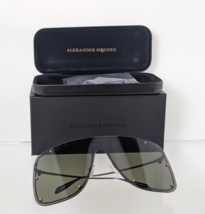Brand New Authentic Alexander McQueen Sunglasses AM 0313 Gunmetal 004 99... - $296.99