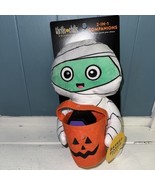 Thrills &amp; Chills Mummy W/ Halloween Basket  2 in 1 Dog Toy Plush Chew NWT - €12,80 EUR