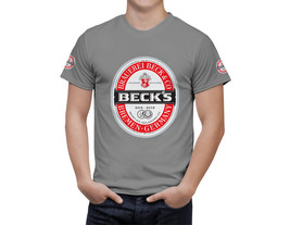 Becks Beer Gray T-Shirt, High Quality, Gift Beer Shirt - $31.99