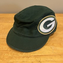 Green Bay Packers Hat Womens 47 Brand Cadet Style Cap Embroidered Army G... - $27.14 CAD