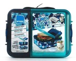 Smash All In One Plastic Lunchbox With Detachable Insulations &amp; Lids Blu... - £27.52 GBP