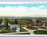 US Veterans Hospital Walla Washington WA UNP WB Postcard N12 - $7.12
