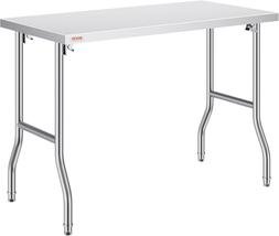 Commercial Worktable Workstation 48 X 24 Inch Folding Commercial Prep Tab - €224,47 EUR