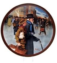 A Helping Hand Norman Rockwell Plate Bradford Exchange 1990 Plate #13A S... - £10.22 GBP