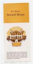 The Historic Seward House Brochure Auburn New York Alaska Purchase - £13.38 GBP