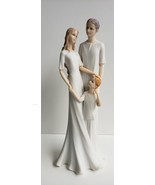 Rare Lladro White Porcelain Matte Color Family Statue Figurine Art Figure - £353.31 GBP