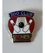 Vintage 200 Club Bowler Bowling 1” Inch Pin - $344.39 MXN