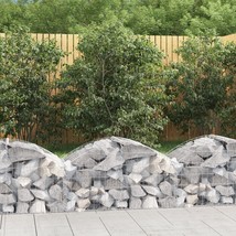 vidaXL Gabion Basket Silver Galvanized iron 39.4 x 19.7 x 23.6 in - $102.81