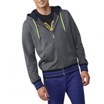 Psycho Bunny Men's Warwick Colorblock Logo Hoodie Heather Storm - €99,93 EUR