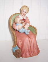 Homco/ Home Interiors Mother&#39;s Love Figurine w/Baby - £15.97 GBP