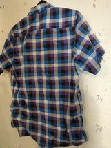 Mens Tops - Topman Size M Cotton Multicoloured Plaid Button up Shirt - £7.19 GBP