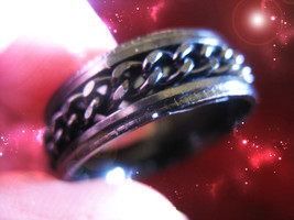Free W $99 Haunted Ring Vortex Of Extreme Spin For Luck Size 10 Fine Ring - £0.00 GBP