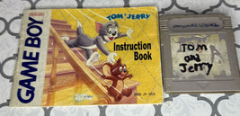 Tom &amp; Jerry (Nintendo Game Boy, 1992) Authentic with Manual and Case - £10.25 GBP