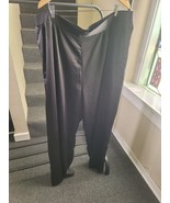 Sanctuary 3X 3XL Women Plus Size Pull On Black Slinky Pants NEW NWT - $39.55