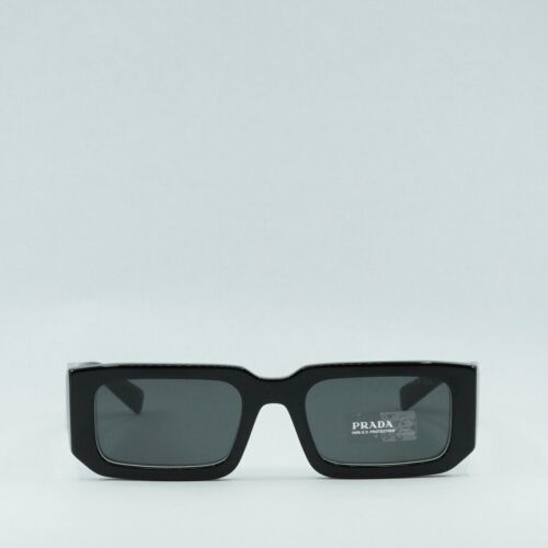 PRADA PR06YS 09Q5S0 Black/White/Dark Grey 53-21-145 Sunglasses New ...
