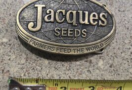 Vtg Jaques Seeds Limited Edition Lewis Corp Usa Belt Buckle - $7.92