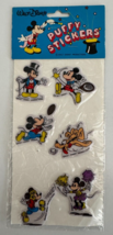 Vintage Walt Disney Puffy Stickers Sheet of Six Stickers - £10.24 GBP