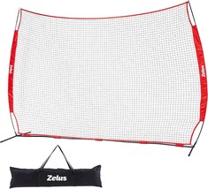 ZELUS Collapsible Barricade Backstop Net 12x9 ft, Net for Lacrosse, Base... - $66.50