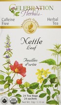 Celebration Herbals Organic Nettle Leaf Tea Caffeine Free, Feuilles D&#39;ortie -- 2 - £18.37 GBP
