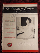 Saturday Review February 8 1936 Pearl S. Buck Llewelyn Powys - £5.89 GBP