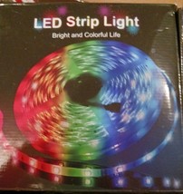 32ft LED Strip Lights Remote Control Bedroom Waterproof for Indoor Outdoor Use - £11.07 GBP