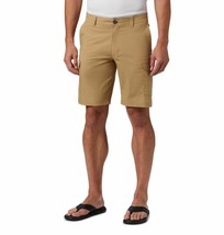 Columbia Men&#39;s Regular Fit Brentyn Trail Cargo Shorts 10&quot; in Crouton-Size 42 - $34.88