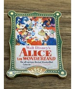 Disney Alice In Wonderland Movie Poster 1951 12 Months of Magic Pin KG JD - $22.76