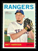 2013 Topps Heritage Baseball Trading Card #473 Matt Harrison Texas Rangers - £7.81 GBP