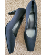 Stuart Weitzman Designer Black Heels - Size 8.5 B - Elegant Classic - £44.86 GBP