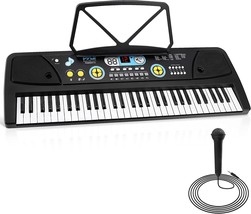 The Pyle, Electric Keyboard 61 Keys-Portable Digital Musical Karaoke Piano - £69.01 GBP