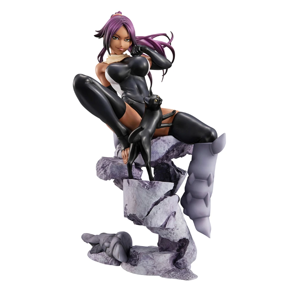 Original Genuine Megahouse Bleach 20cm Shihouin Yoruichi  Collection Dec... - $399.42