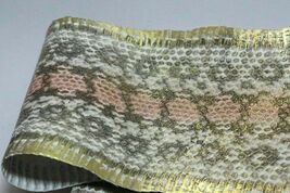 Asia Elaphe Snake Skin Hide Leather Snakeskin Metallic Pink - $17.39+