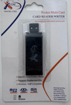 Pocket Multi Card Reader Writer Memory Card Mobile Phone and Digital Camera - $14.84