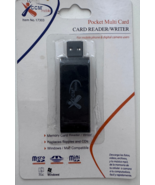 Pocket Multi Card Reader Writer Memory Card Mobile Phone and Digital Camera - $14.84