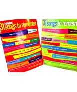 31 Songs to Remember and More - 2 Sheet Music Books - 1950&#39;s - $19.80