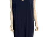 NWT Ivy Road Navy Blue V Neck Sleeveless Knit A Line Dress Size 3X - $28.49