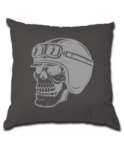 skull with classic helmet Pillow (Cover and Pillow Included) - £17.10 GBP+