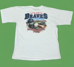 Vtg Atlanta Braves Shirt Men’s XL Unisex Baseball Is Life Fan Stadium Pu... - $37.99