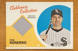 Paul Konerko 2012 Topps Heritage Clubhouse Collection Relic CCR-PK White Sox - £3.82 GBP