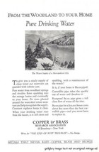1926 Copper &amp; Brass Research Assoc. Vintage Print Ad - £2.75 GBP