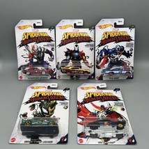 2020 Marvel Spider-Man Maximum Venom Series Hot Wheels Set of 5 - $27.31