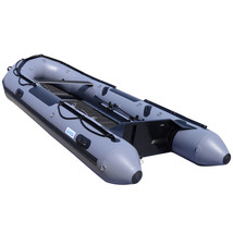 BRIS 1.2mm PVC 14.5 ft Inflatable Boat Inflatable Fishing Pontoon Dinghy Boat image 3